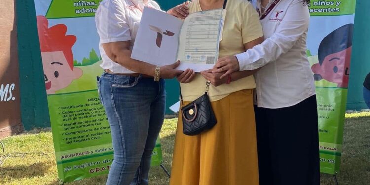 Realizan en Valle Hermoso, «Brigada para el Registro Oportuno de Nacimiento de Niñas, Niños, Adolescentes y Adultos Mayores»