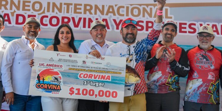 Rompe récord de asistencia en Tamaulipas LXXI Torneo de Pesca