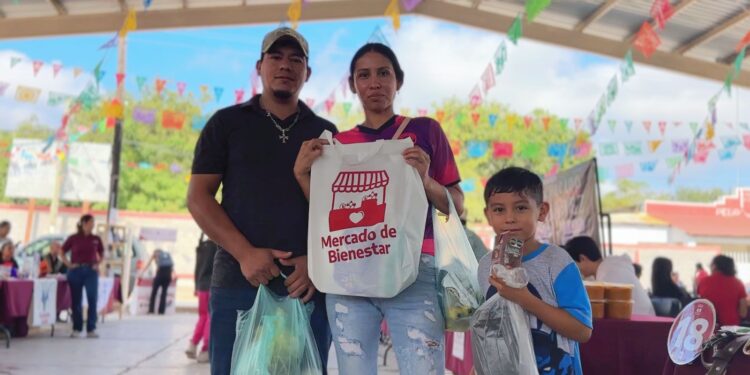 Llega Mercado del Bienestar al ejido La Libertad en Victoria