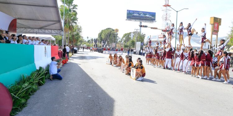 Encabeza Américo Villarreal desfile por el 114 Aniversario del Inicio de la Revolución Mexicana