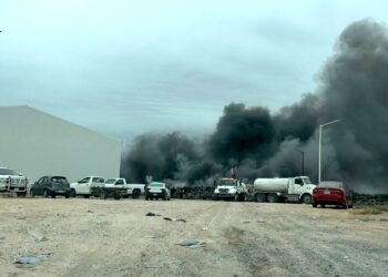 Quema de llantas para obtener alambre provocó incendio en Reynosa: PAUT