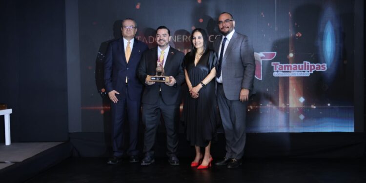Por segunda vez, Tamaulipas recibe galardón al Estado Energético del Año