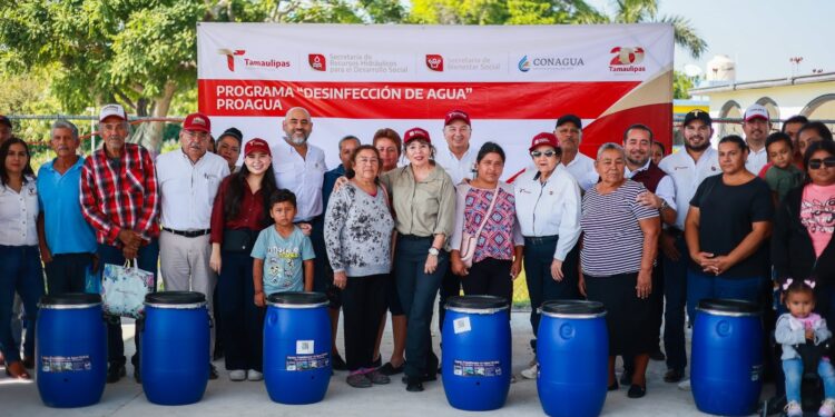 Entrega SEBIEN dispositivos de filtración de agua en Altamira