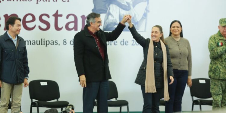 Presidenta Claudia Sheinbaum refrenda apoyo a Tamaulipas