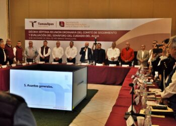 Actualiza Secretaría de Recursos Hidráulicos Semáforo del Cuidado del Agua de Tamaulipas para diciembre