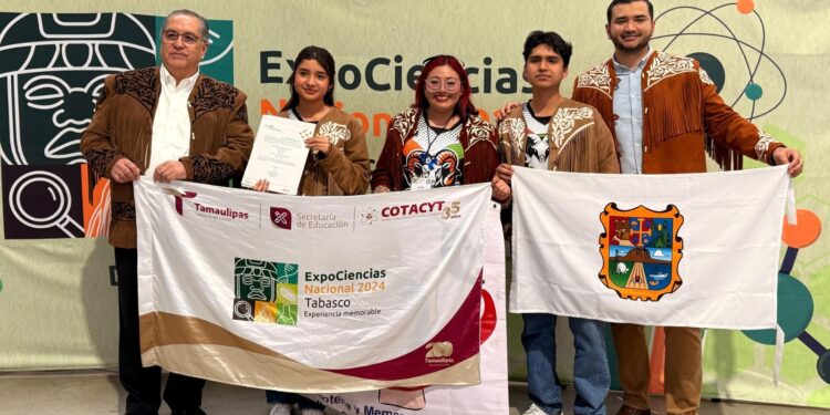 Ganan estudiantes tamaulipecos su pase a certámenes internacionales de ciencia en el 2025