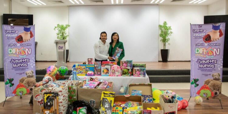 Colecta DIF Tamaulipas más de 14 mil juguetes a través del DIFtón 2024