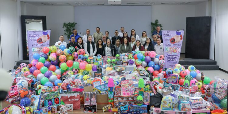 Colecta DIF Tamaulipas más de 14 mil juguetes a través del DIFtón 2024