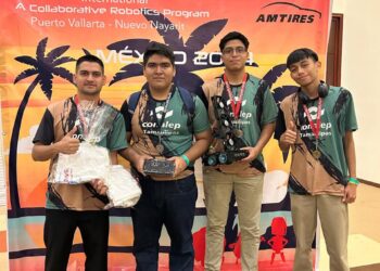 Ganan acreditación estudiantes de CONALEP Tamaulipas a campeonato de robótica en China