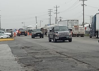 Guardia Estatal brinda seguridad a caravana de paisanos