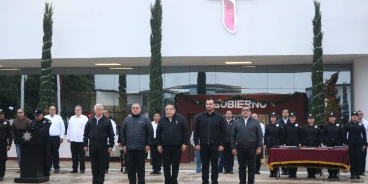 Celebra SSPT a elementos graduados del Curso de Conducción de Motopatrulla