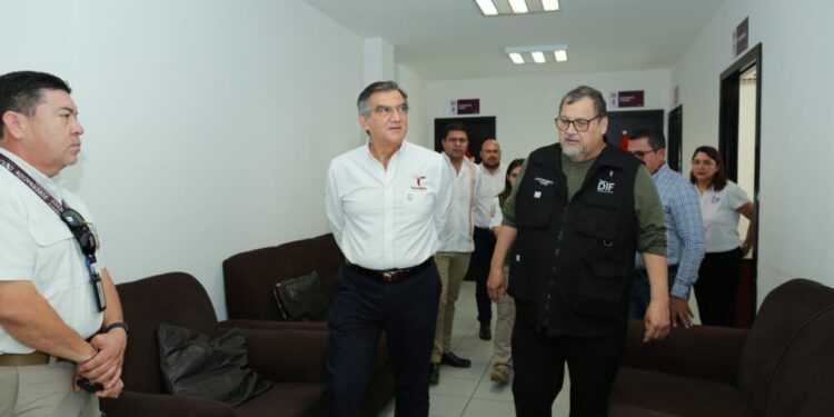 Supervisan Américo y María, sitio adecuado para albergar migrantes deportados