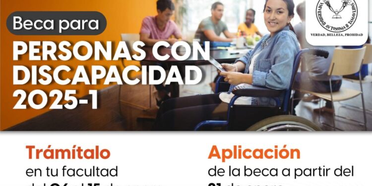 Ofrece la UAT beca para estudiantes con discapacidad en bachillerato, licenciatura y posgrado