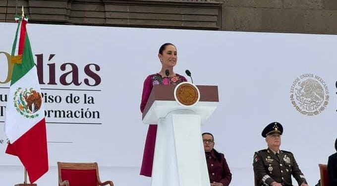 “ESTOY DEDICADA EN CUERPO Y ALMA AL BIEN DE NUESTRO PUEBLO Y DE NUESTRA NACIÓN”: PRESIDENTA CLAUDIA SHEINBAUM RINDE INFORME AL PUEBLO DE MÉXICO POR LOS 100 DÍAS DEL SEGUNDO PISO DE LA CUARTA TRANSFORMACIÓN