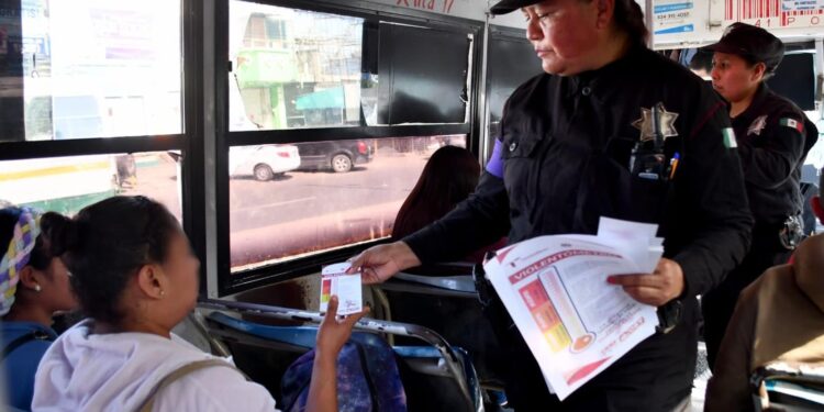 Impulsa Guardia Estatal “Ruta Segura” en transporte público de Tamaulipas