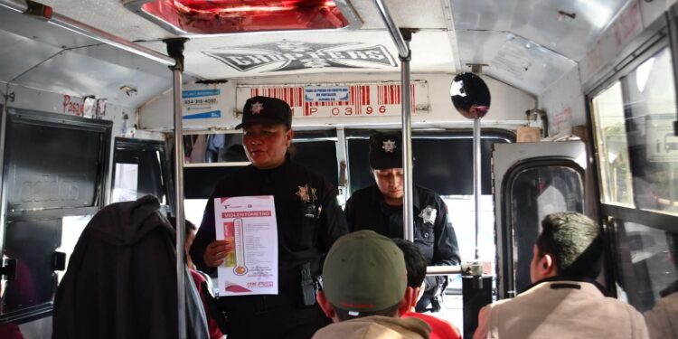 Impulsa Guardia Estatal “Ruta Segura” en transporte público de Tamaulipas