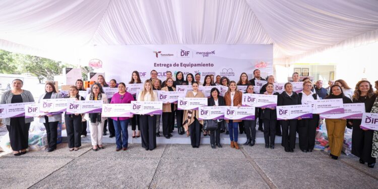 Entrega DIF Tamaulipas más de 9 mil apoyos para fortalecer la atención en los DIF municipales