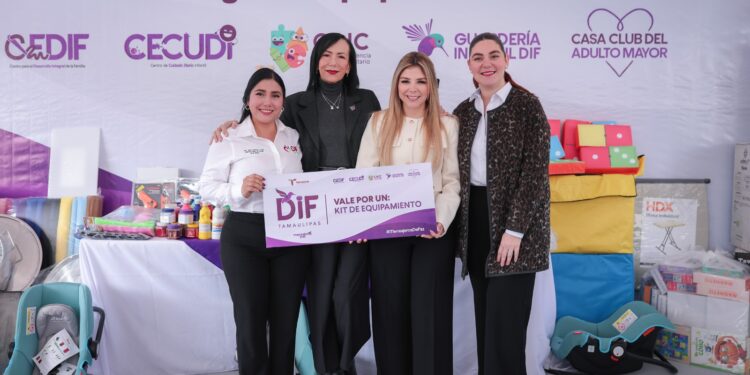Entrega DIF Tamaulipas más de 9 mil apoyos para fortalecer la atención en los DIF municipales