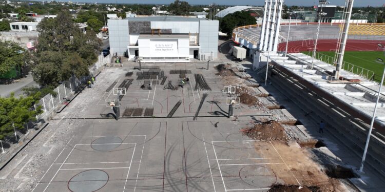 Con obra pública, se transforma la Unidad Deportiva “Adolfo Ruiz Cortines” de Ciudad Victoria