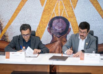 Firma la UAT convenio con Escuela de Economía Social de España