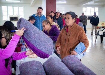 Abriga DIF Tamaulipas a familias vulnerables ante las bajas temperaturas