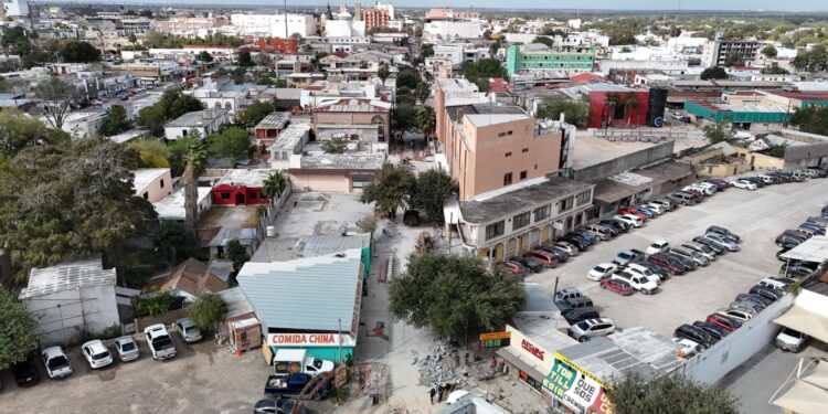 Gobierno del Estado da nueva imagen a calles del centro de Reynosa