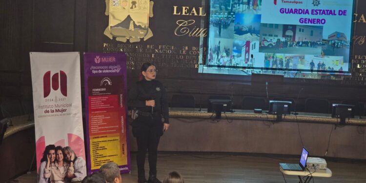 Participa Guardia Estatal de Género en capacitación de protocolo de prevención de violencia en Matamoros