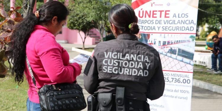 Implementa SSPT campaña de reclutamiento presencial y virtual para Cuerpos de Vigilancia, Custodia y Seguridad