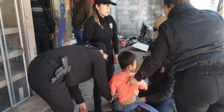 Guardia Estatal de Género atiende reporte de violencia contra menor