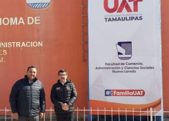 Rector Dámaso Anaya supervisa obras de la UAT en Nuevo Laredo