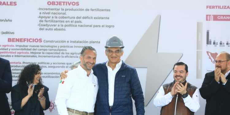 Inicia Américo construcción de planta de fertilizantes con una inversión histórica de mil 300 MDD