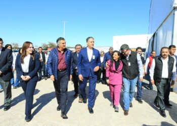 Evalúa gobernador seguridad en Nuevo Laredo y constata atención a repatriados