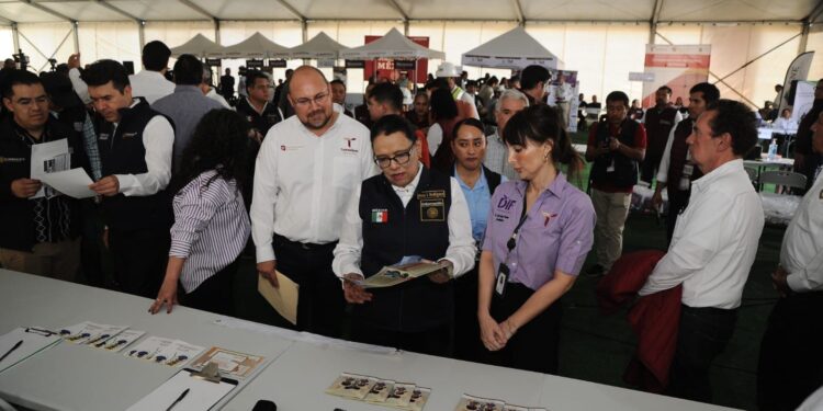 Supervisa secretaria de Gobernación Centro de Atención a Migrantes en Reynosa