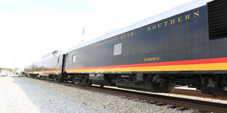 Inauguran Américo, SICT y CPKC, puente ferroviario que duplicará intercambio comercial