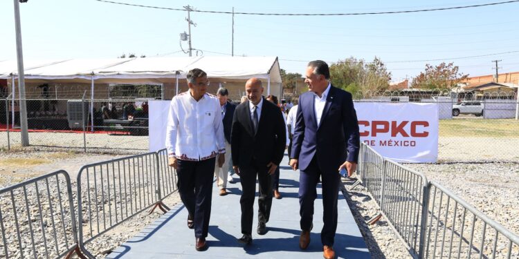Inauguran Américo, SICT y CPKC, puente ferroviario que duplicará intercambio comercial