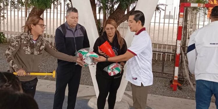 Entrega INDE Tamaulipas material deportivo a preselecciones