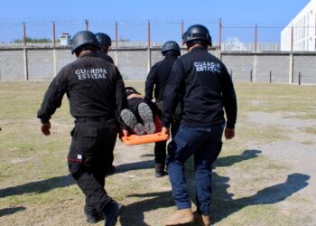 Reciben policías de la Guardia Estatal capacitación en atención prehospitalaria