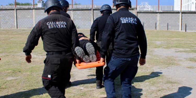 Reciben policías de la Guardia Estatal capacitación en atención prehospitalaria