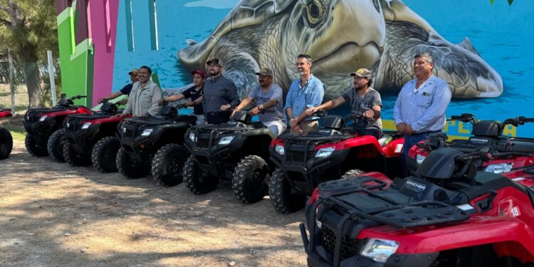 Vigilarán seis campos tortugueros en Tamaulipas con 14 cuatrimotos