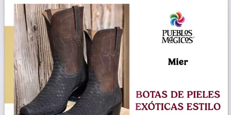 Cuera Tamaulipeca y botas, incluidas en el catálogo nacional de artesanías de los Pueblos Mágicos