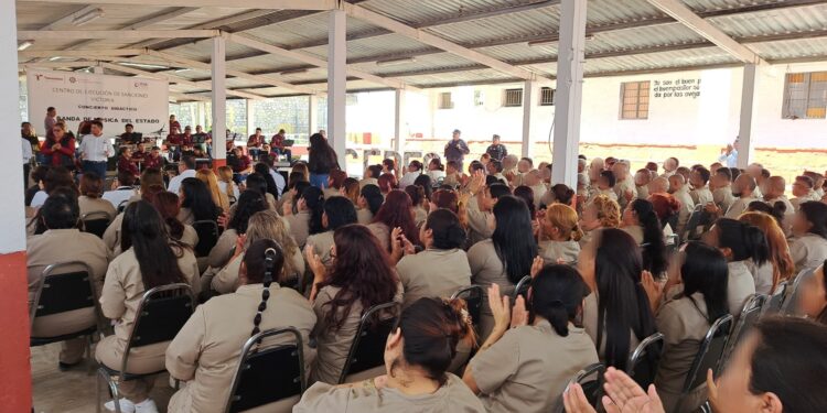 Ofrece Banda de Música del Estado de Tamaulipas por primera vez concierto al interior del CEDES Victoria