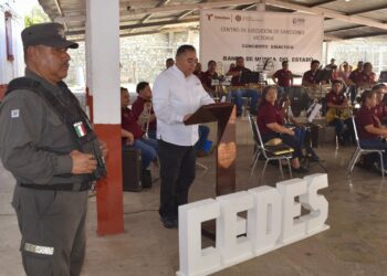 Ofrece Banda de Música del Estado de Tamaulipas por primera vez concierto al interior del CEDES Victoria