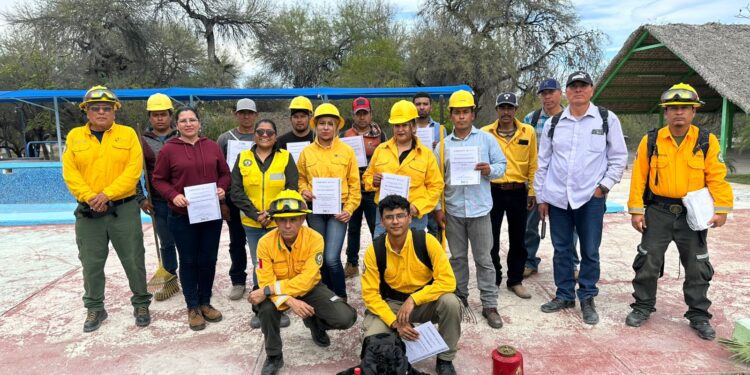Capacitan a brigadistas rurales para la temporada de incendios forestales 2025
