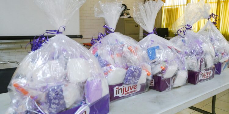 Impulsa Injuve Tamaulipas  entrega de productos de higiene femenina en escuelas públicas