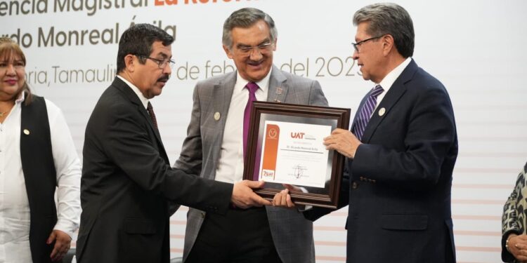 Ricardo Monreal expone en la UAT conferencia sobre la reforma al Poder Judicial