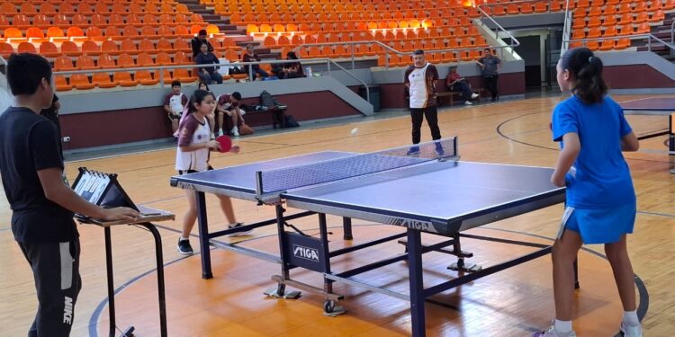 Confirma INDE selección de tenis de mesa para etapa macroregional de los Juegos CONADE 2025