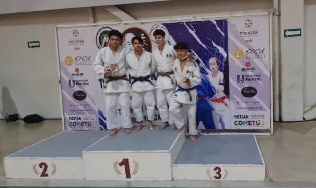 Destacan judocas tamaulipecos en Campeonato Nacional celebrado en Mérida, Yucatán