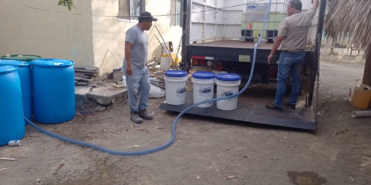 Fortalece Secretaría de Recursos Hidráulicos desinfección del agua en Tamaulipas