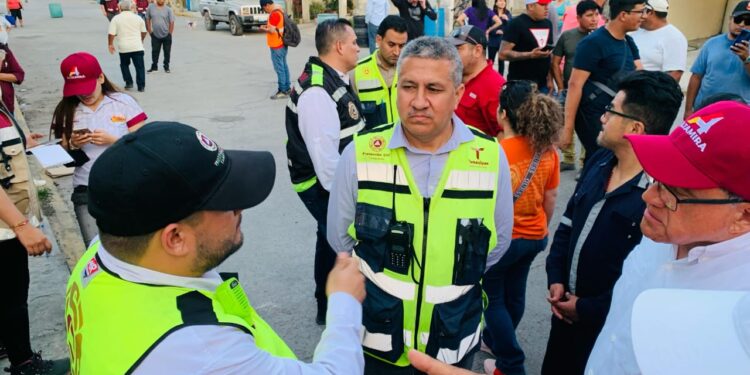 Activa Gobierno de Tamaulipas acciones protocolarias coordinadas para extinción de incendio