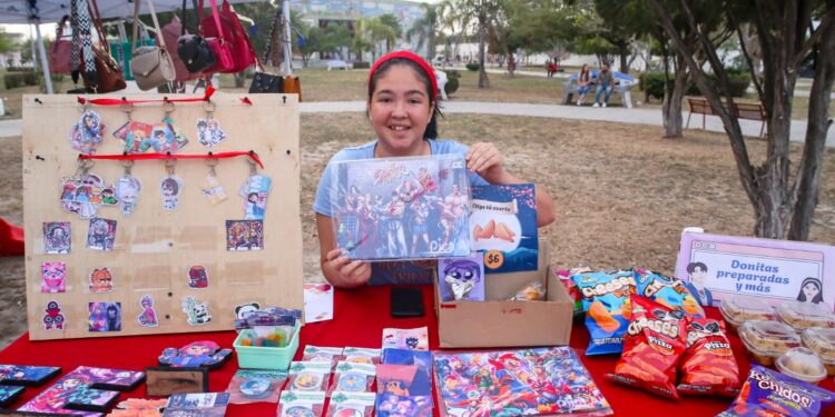 Realiza Injuve Mercado Tamaulipas en apoyo a la juventud emprendedora de Matamoros